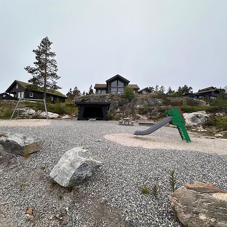 Modern Northern Lights Cabin Drangedal Exteriör bild