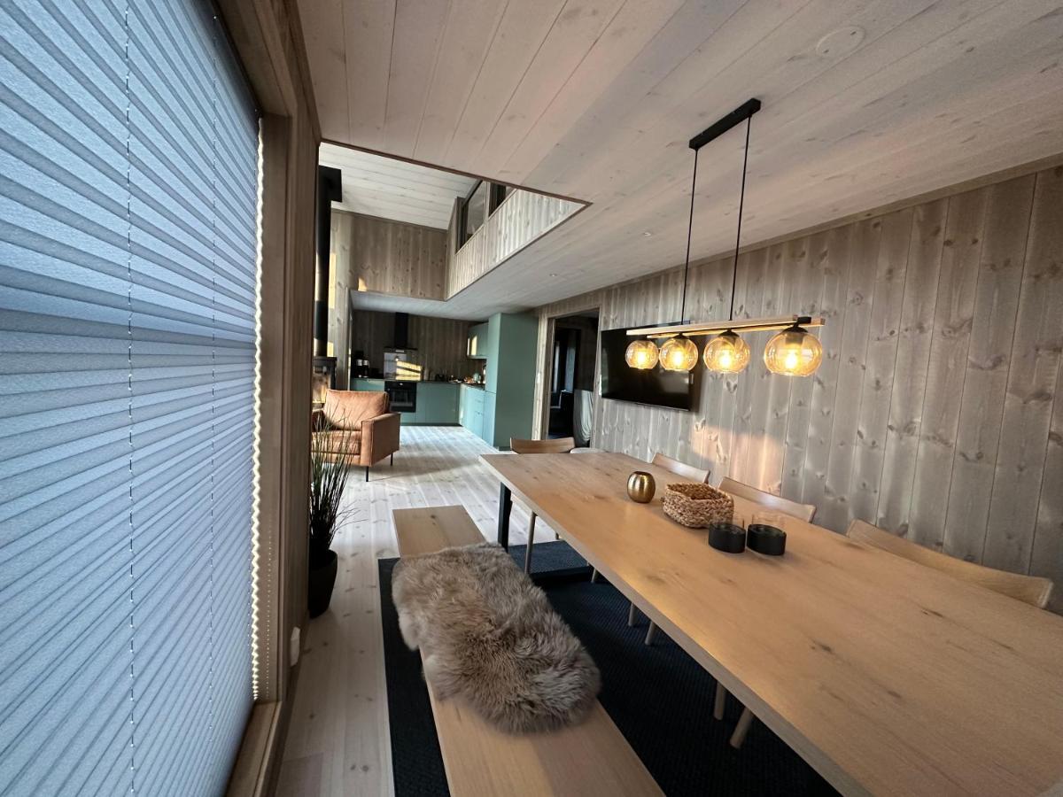 Modern Northern Lights Cabin Drangedal Exteriör bild