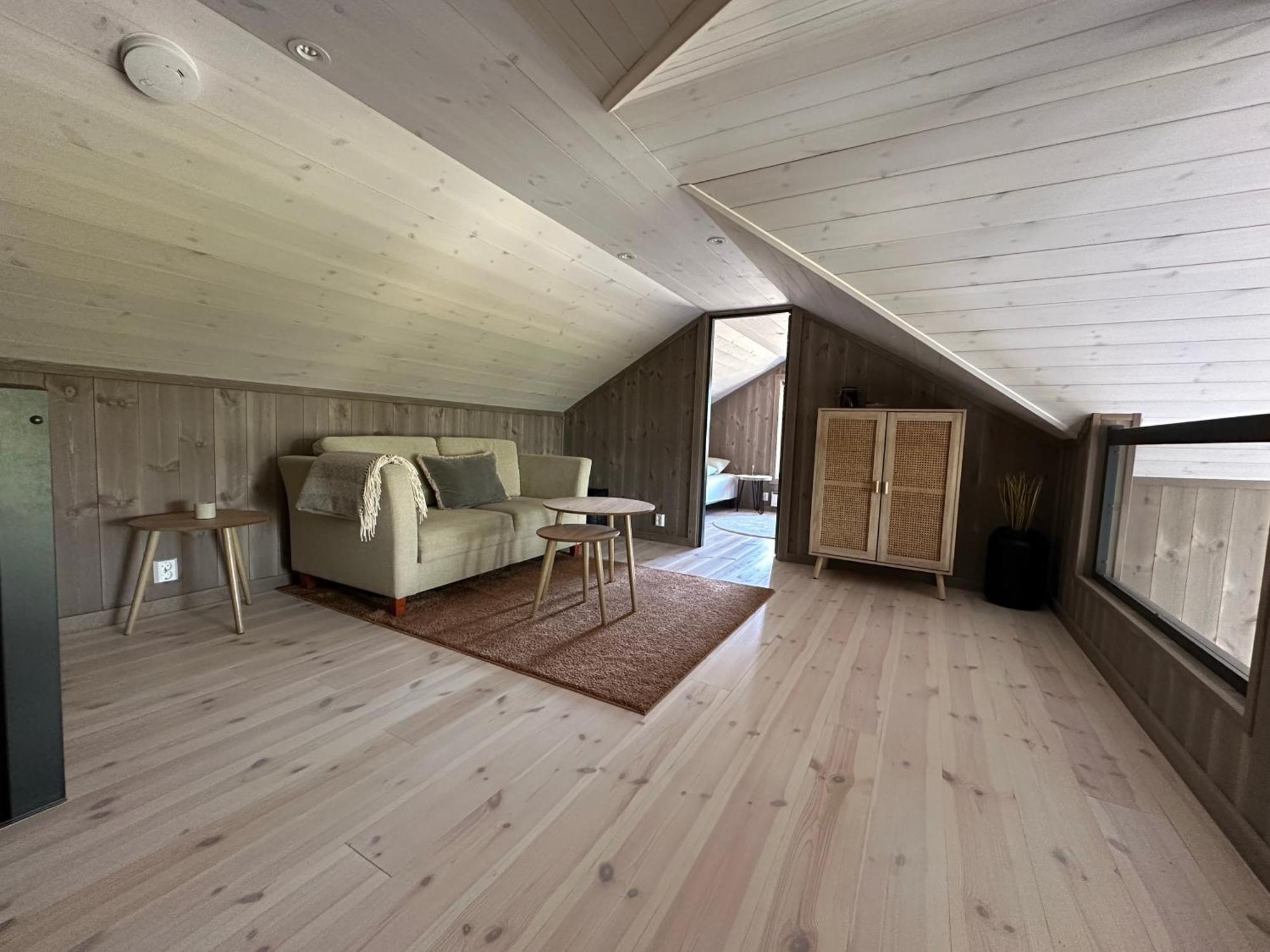 Modern Northern Lights Cabin Drangedal Exteriör bild